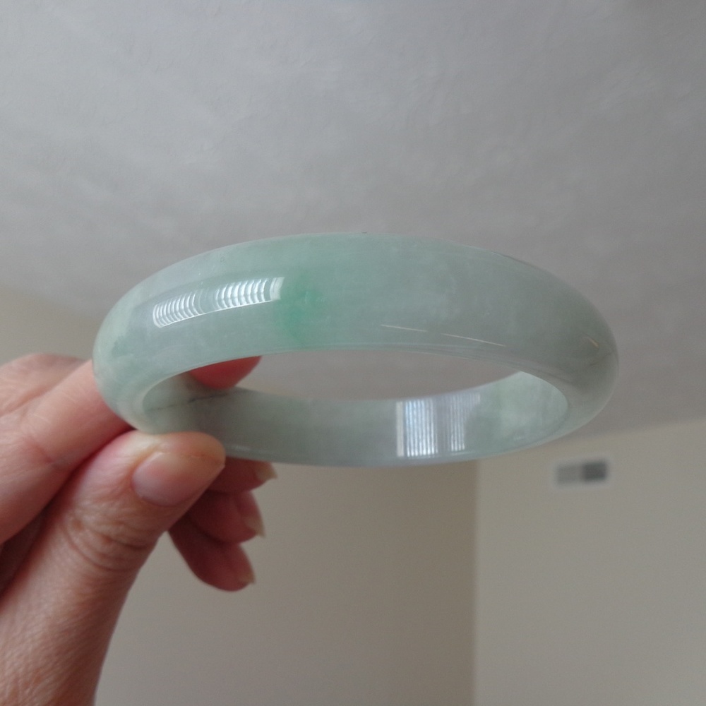 Lavender Jade Bangle - image 1
